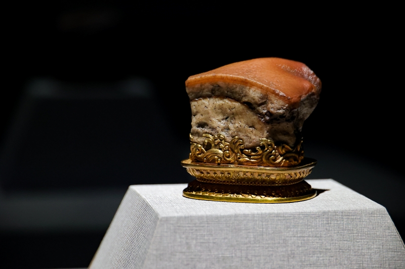 蘭陽平原資源豐富，展出的肉形石展現精湛雕工，是觀眾的最愛。